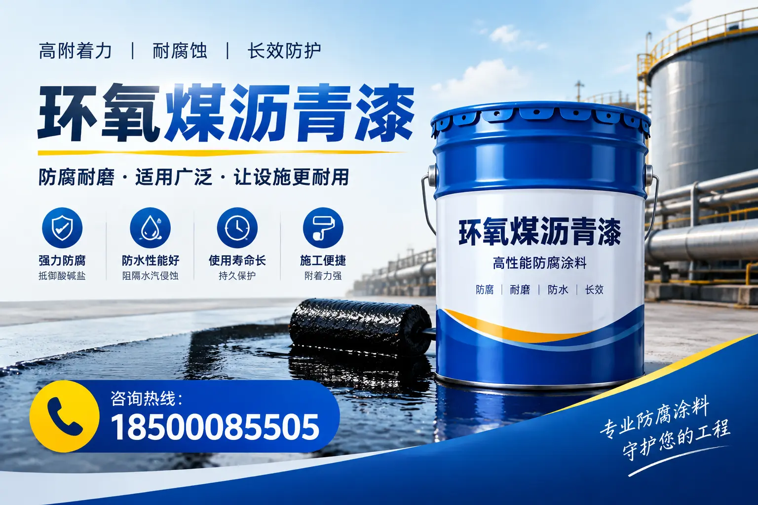 环氧煤沥青漆与其他涂料的对比分析,助力大庆企业决策